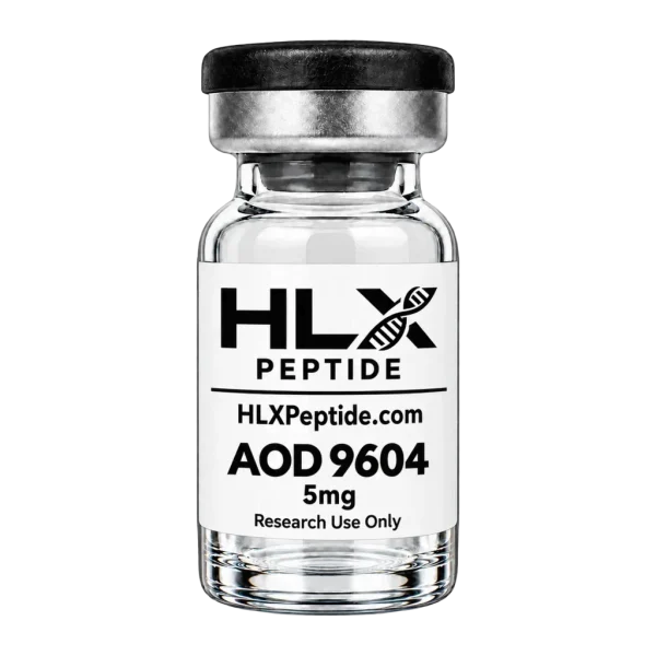 AOD 9604 5mg research peptide vial